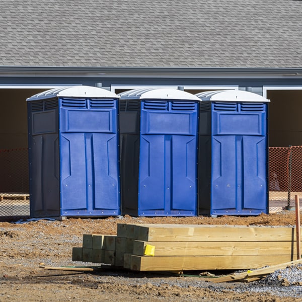 are there any restrictions on where i can place the portable toilets during my rental period in Gardnertown NY